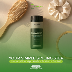 AEKONIK CrownLift Volume Boosting Hair Powder, Light Control