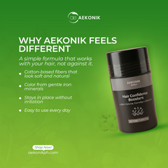 AEKONIK Hair Confidence Boosters – Instant Volume Hair Fibers