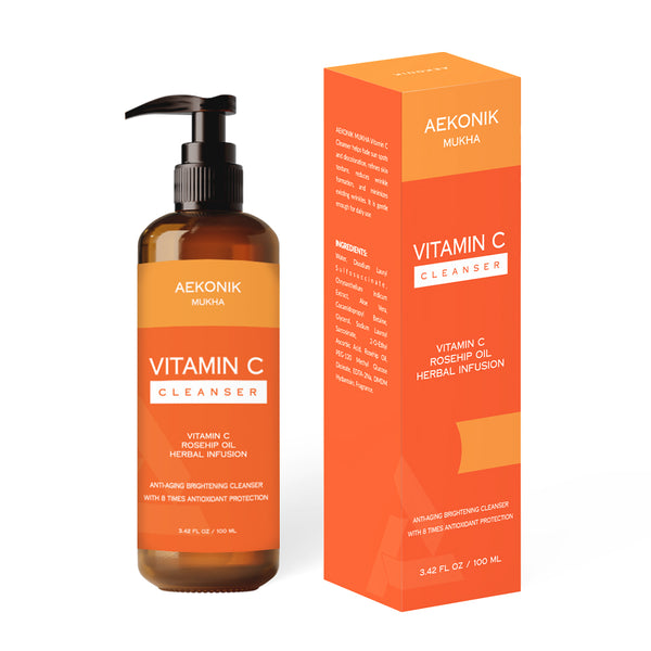 AEKONIK Vitamin C Cleanser with Rosehip Oil and Herbal Infusion - 100ML