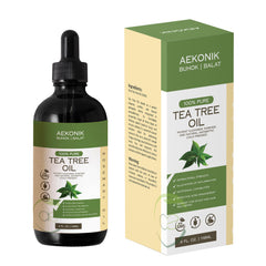 AEKONIK 100% Pure Tea Tree Oil - Potent Cleanser and Natural Antiseptic - Cold Pressed - 118ML