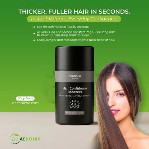 AEKONIK Hair Confidence Boosters – Instant Volume Hair Fibers