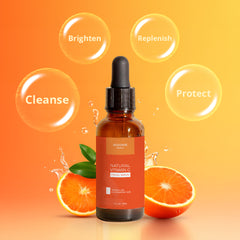 AEKONIK Natural Vitamin C Facial Serum with Hyaluronic Acid and Vitamin E - 30ML