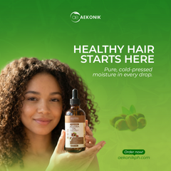 AEKONIK 100% Pure Jojoba Oil - Nourishing and Moisturizing - Cold Pressed - 118ML