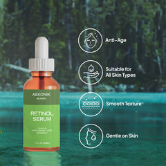 AEKONIK Retinol Serum with Hyaluronic Acid and Vitamin E - 30ML